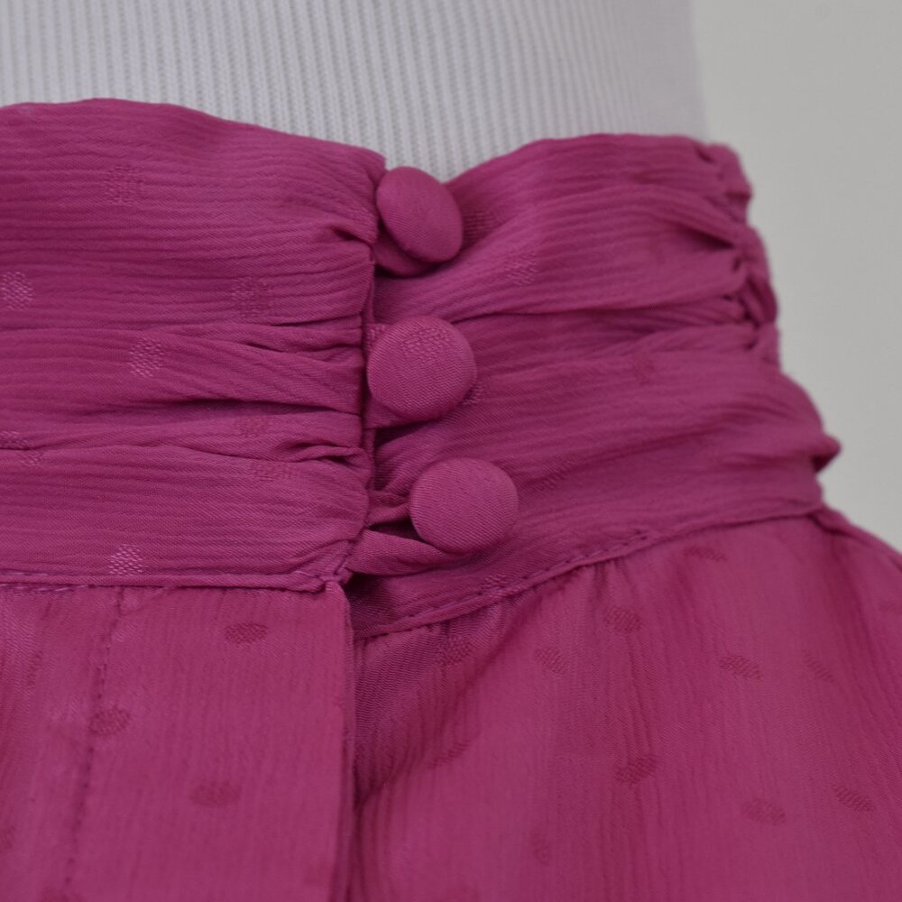 Vintage 80s pink Polyester Secretary Blouse by Cabrais - Picture 9 of 11